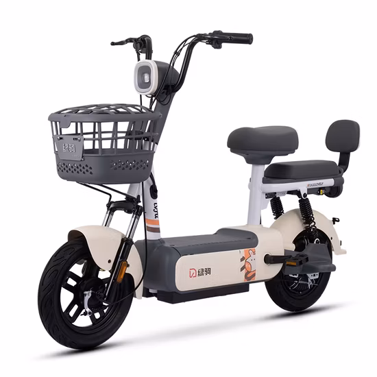 Bicicleta eléctrica portátil Lvju Lytang Mini con batería de plomo-ácido de 48 V y 20 Ah