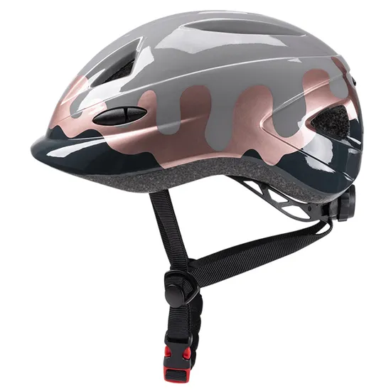 Casco de bicicleta para niños con carcasa de PC, ajustable, para niños